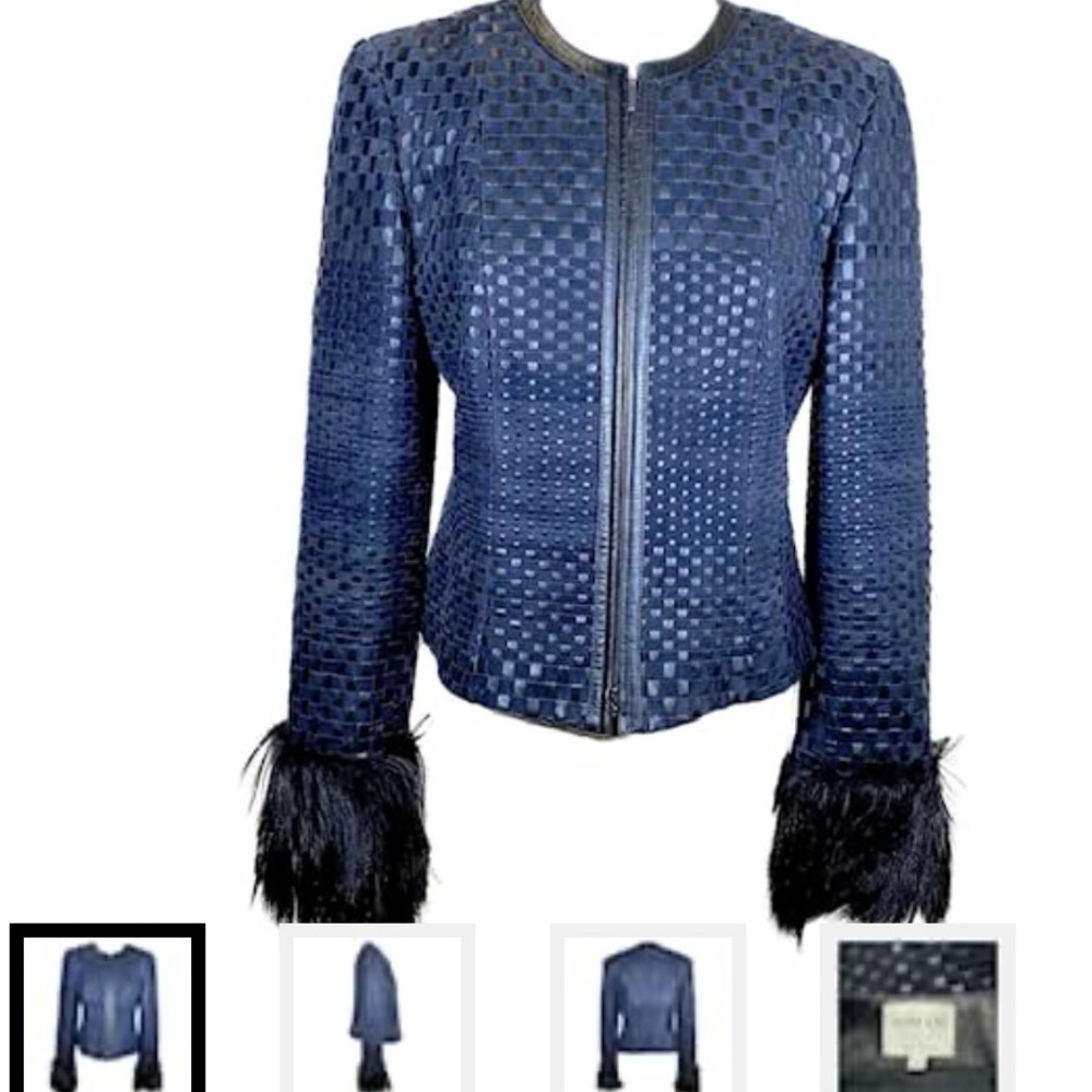 Armani Collezione Leather Jacket